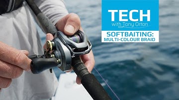 Shimano Tech with Tony Orton: #32 - Softbaiting: Fishing with multi-colour braid.
