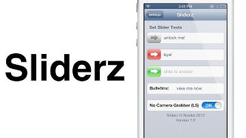 Cydia tweak: Sliderz