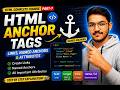 Anchor tags in HTML and Named anchors | Theory | HTML Full course in 2026