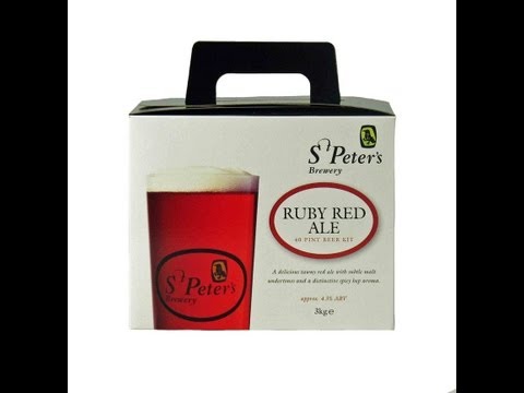 Brewing a St Peters Ruby Red Ale