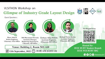 VLSITHON Workshop: Glimpse of Industry Grade Layout Design | IEEE BUBT Student Branch