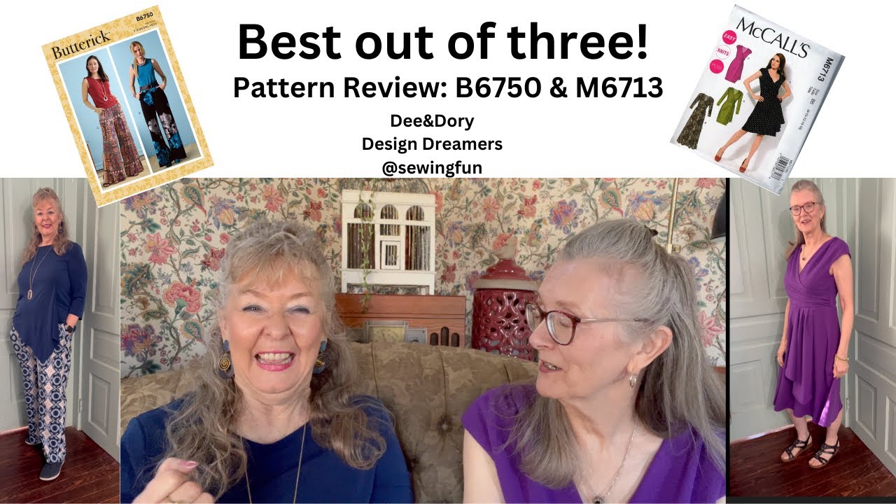 Best out of three!  pattern review B6750 and M6713  ep 13-24