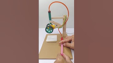 Landing gear working mechanism | #dcmotor #tech #youtubeshorts #dcmotorproject