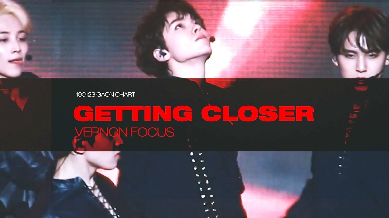 190123 세븐틴 버논 VERNON 숨이 차(getting closer) 직캠 @가온차트