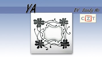 如何畫一般圖樣How to draw the Tangle Pattern YA