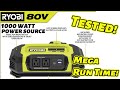 Ryobi 80v 1000watt power source mega power emergency lifehacks power viral tools