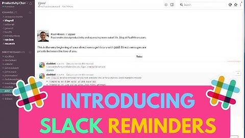 How to Use Slack Reminders | slack tutorial-03
