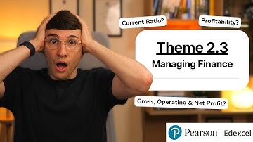 Theme 2.3 – Managing Finance | Edexcel A-Level Business (Revision)