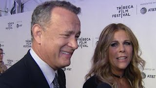 'The Circle' Star Tom Hanks and Wife Rita Wilson Are Smitten At Premiere