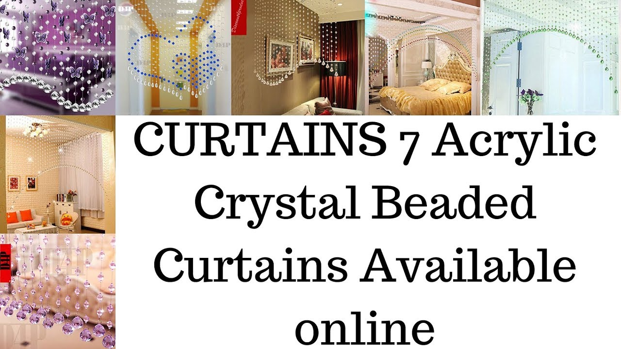 CURTAINS 7 Acrylic Crystal Beaded Curtains Available online