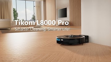 Tikom L8000 Pro Robot Vacuum and Mop Combo 5000Pa Suction