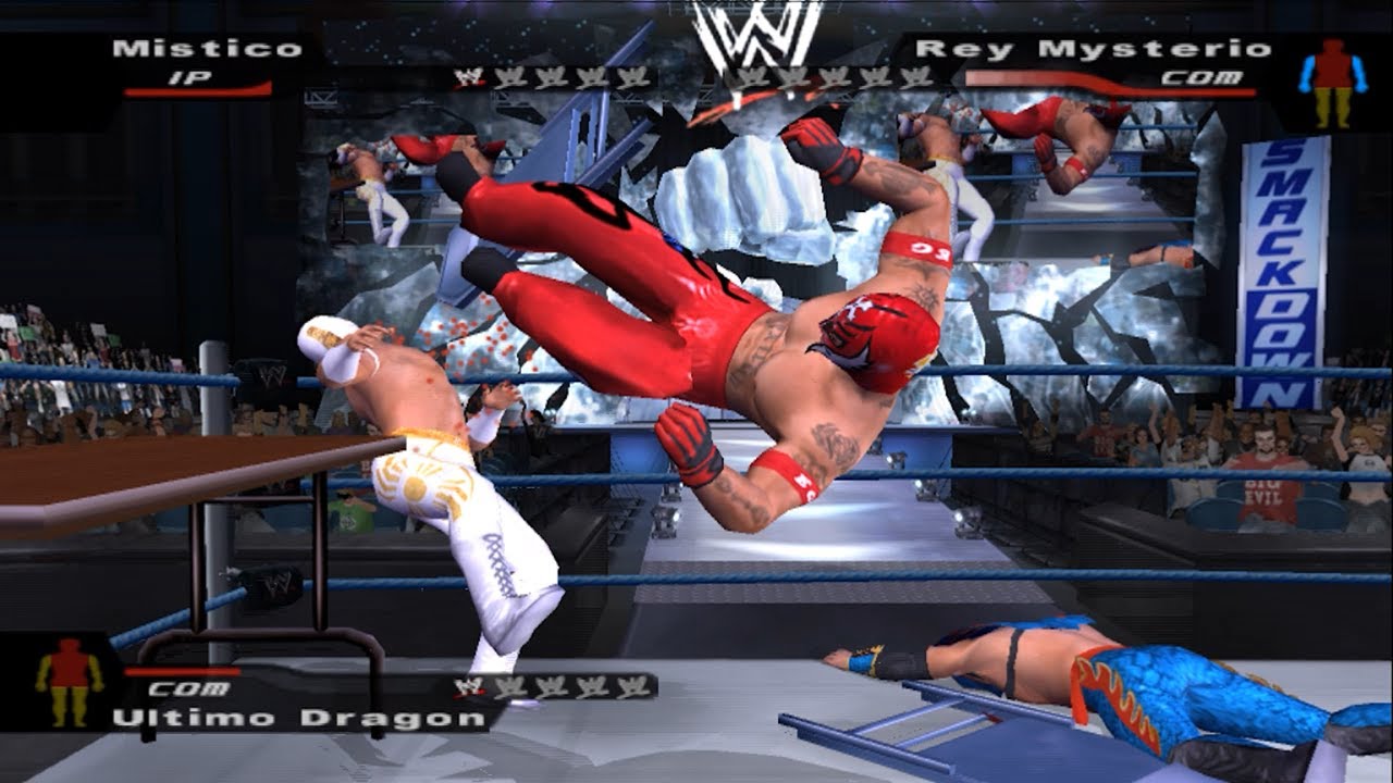 HCTP - Mistico Vs Rey Mysterio Vs Ultimo Dragon | PS2 Mod
