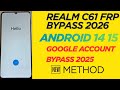 Realme C61 FRP bypass 2026 Android14 ! 15 All Realme FRP bypass Android 15 🆕 method