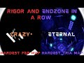 Rigor and endzone in a row crazyeternal  fe2cm  tria