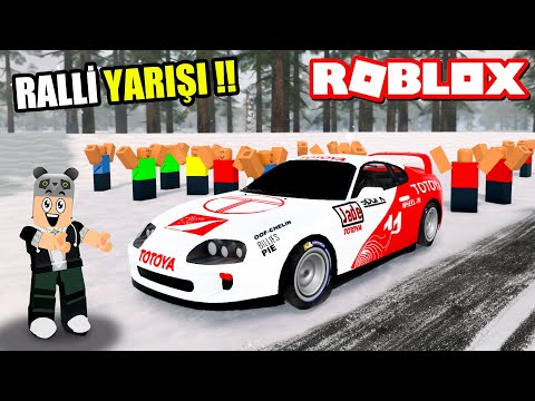 Ralli Araba Yarışı Oynuyorum !! - Roblox