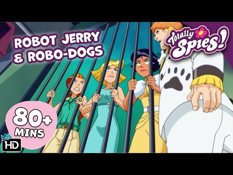 TOTALLY SPIES! - JERRY'S OFFICE, JERRY ROBOT & ROBOTIC DOGS