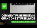 Comment faire un devis freelance 