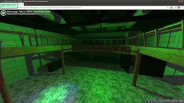 DNA Lounge live stream virtual world with dynamic lighting and textures