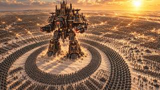 CAN 2 EMPEROR-CLASS TITANS SURVIVE 11 MILLION KHORNE & ALIENS? - WARHAMMER 40K - UEBS 2