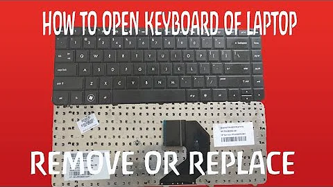 how to open keyboard of laptop hp pavilion g6 | How to remove and replace laptop keyboard