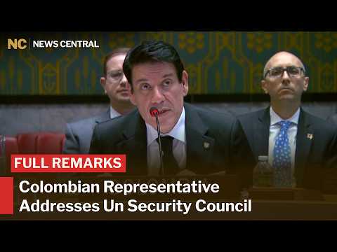 Colombian Rep. Addresses the Middle East and Palestinian issue during UN Security Council | AC1Z