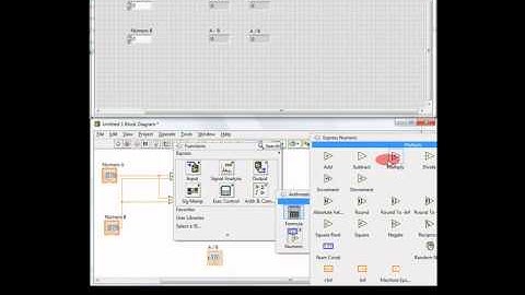 Tutorial para crear una calculadora de 4 funciones en LabVIEW
