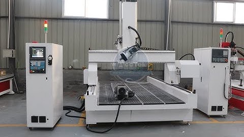 High Z axis 4 axis cnc router AKM1325 with rotary