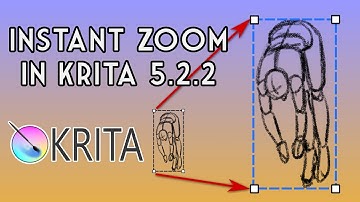 Krita Tutorial: Instant Zoom