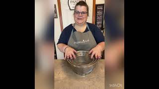 Pampered Chef Stainless Steel Colander Set