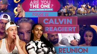 Calvin reagiert: Are you the One Reunion Mit Cecilia Folge 22 #areyoutheone #Calvin