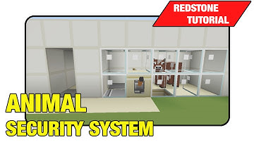 Animal Security System "Tutorial" (Minecraft Xbox 360/One/Ps3/Ps4 TU17)