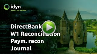Direct Banking W1 Reconciliation Payment Reconcile Journal