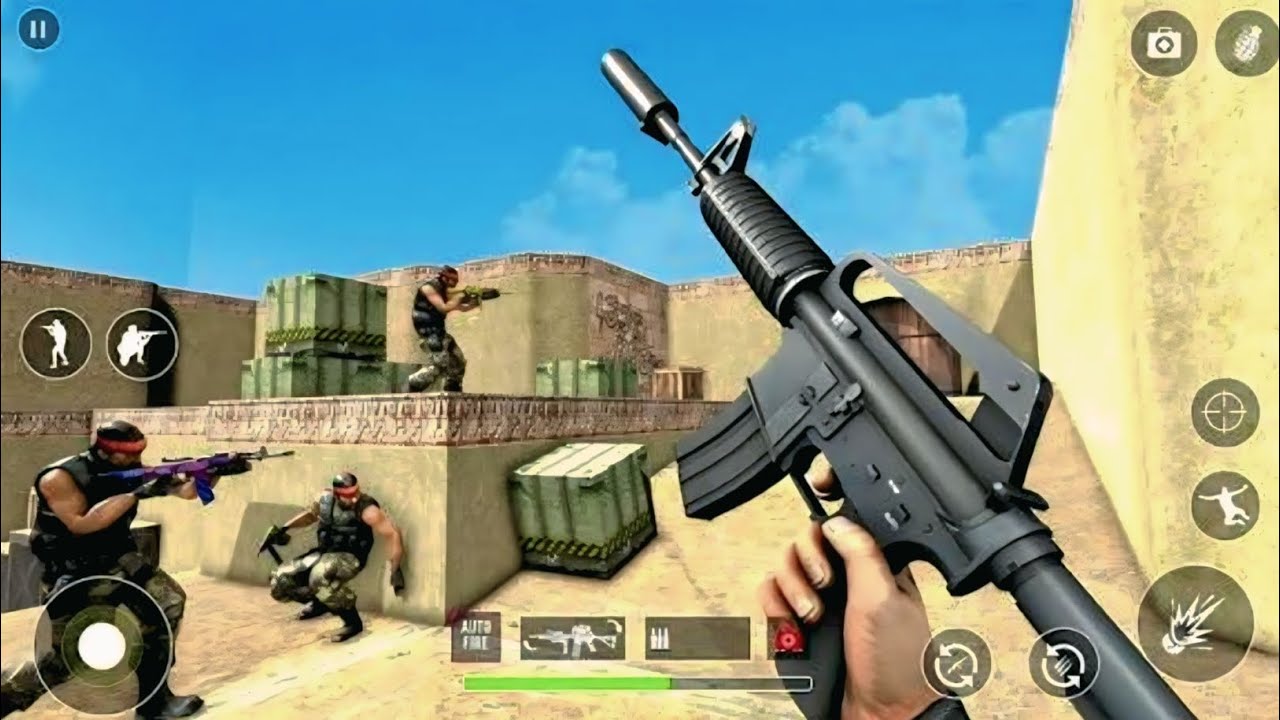 Gun Strike Fps Shooting Game | Banduk Wala Gmae Goli Wala Game - Android Gameplay 