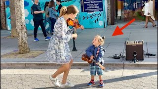 Kid 2&#39; Years Old Joins Me | Ob-La-Di, Ob-La-Da - The Beatles | Karolina Protsenko - Violin Cover