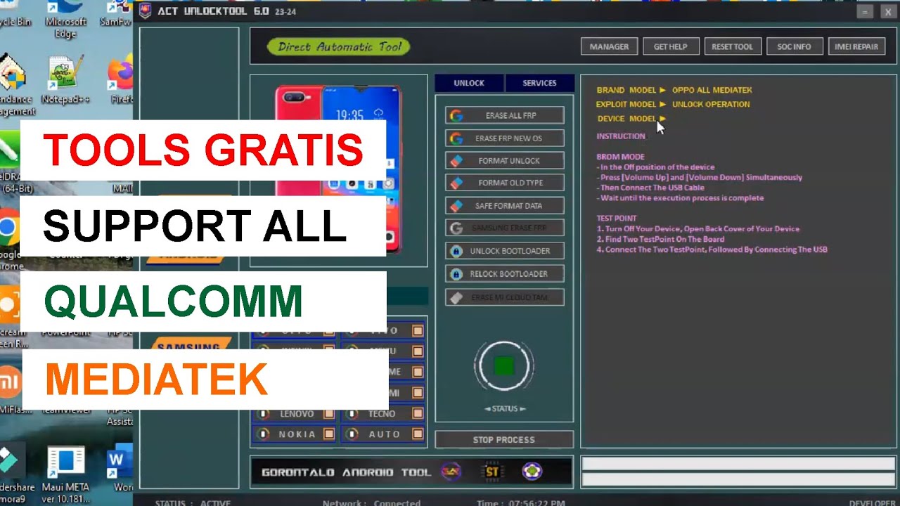 ACT Unlock Tool V6.0: Solusi Terbaik untuk Unlock Android Qualcomm & MediaTek!