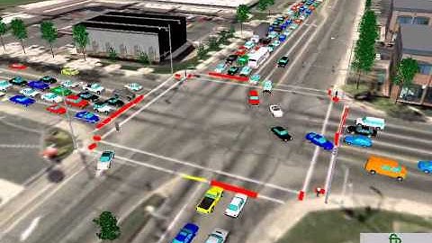 Simulation of Intersection Level of Service E