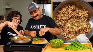 My Mom Teaches Me Her Mexican Recipes for Nopalitos