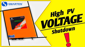 Solution!! 😭 High PV Voltage Shutdown!!