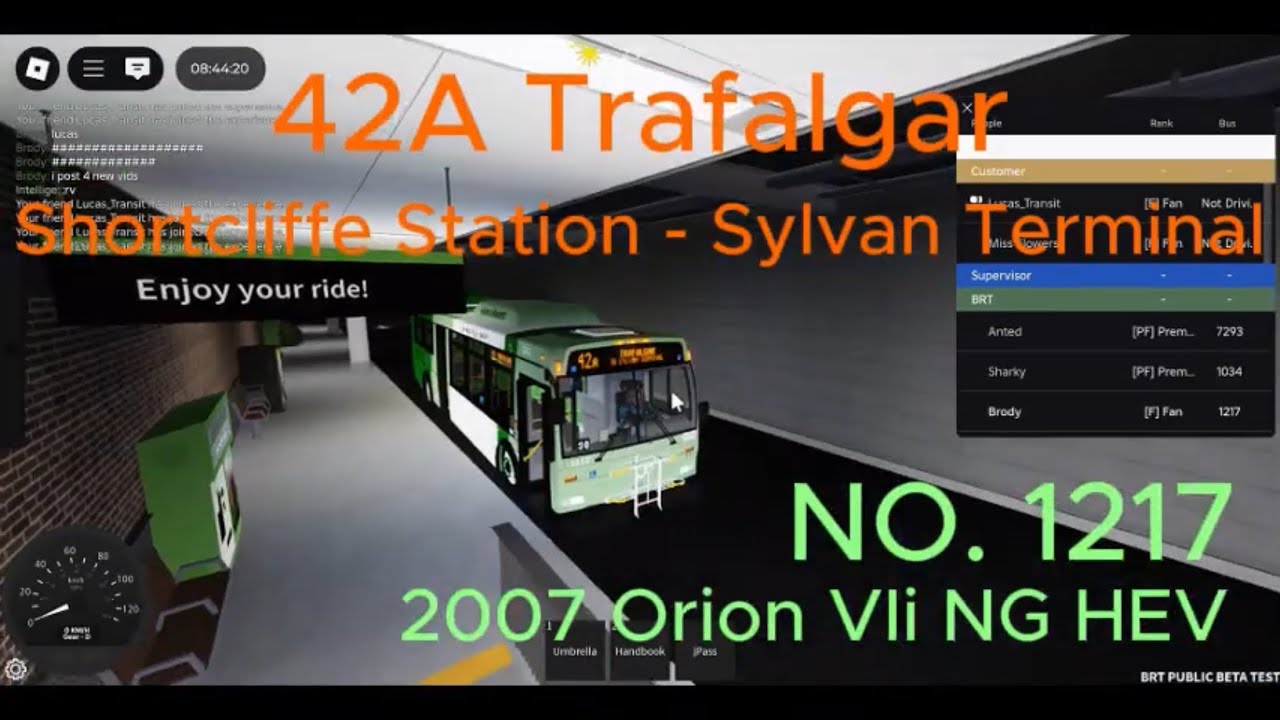 [ROBLOX] Baritone Regional Transit | 42A Trafalgar | 1217 - YouTube