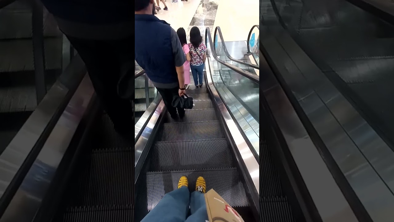 schindler ae 9300 escalator at kota kasablanka jakarta east mall indonesia going down german brand