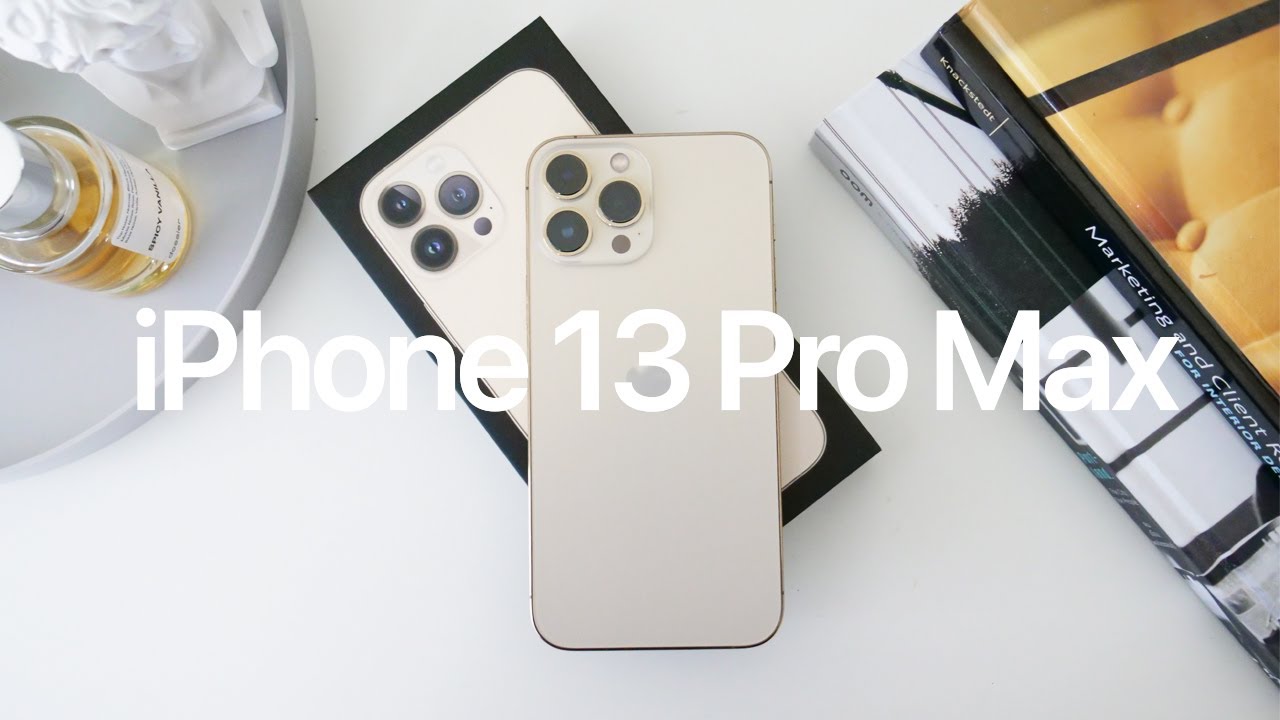 รีวิว iPhone 13 Pro Max Gold ✨ สวยมาก แกะกล่อง ลองกล้องด้วยโหมด cinematic คุ้มไหมในการอัพเกรด