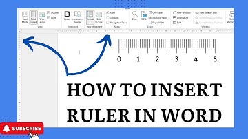 How To Insert Ruler In Word