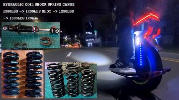 Begode T4 pro Coil shock Spring Change 1000lbs 1250lbs 1500lbs