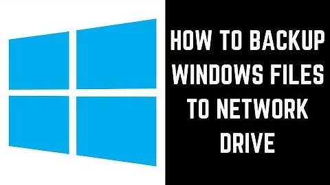 How to Backup Windows Files to Network Drive