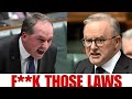 3 MINS AGO! Anthony Albanese LOSES It As Barnaby Joyce R!PS Him Apart Over New Laws