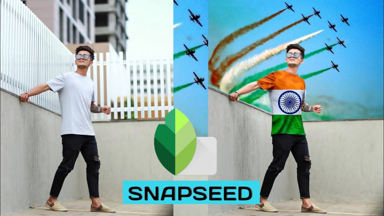 Independence day photo editing II Snapseed tiranga photo editing ❣️
