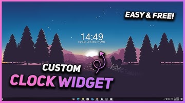 How to Add a Custom Clock Widget to Windows 10/11 (Easy & Free!)
