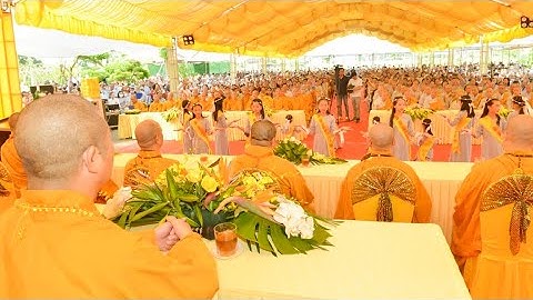 ĐẠI LỄ VU LAN DÂNG Y CÚNG DƯỜNG TRAI TĂNG TẠI TRƯỜNG HẠ CƠ SỞ II TỔ ĐÌNH KIM LIÊN (CHÙA ĐỒNG ĐẮC)