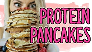 Die BESTEN Protein Pancakes der Welt - Fitness Rezepte für Muskeln  😜
