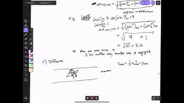 Physics 101: Class 34 (adding errors in quadrature, diffusion, osmosis)